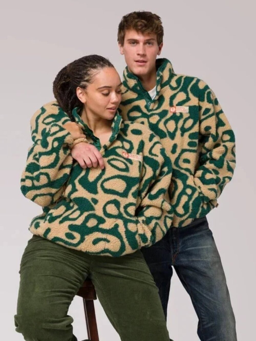 Parks Project Yellowstone Geysers Trail High Pile Fleece Pullover Unisex XXL